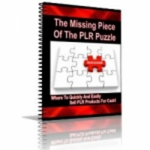 Product picture The Missing Piece of The PLR Puzzle